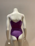 JASMINE DI MILO Purple Silk-charmeuse camisole Top Body Size UK 8 SMALL ladies