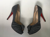 Christian Louboutin WOOL Lady Gres Knot Pumps Shoes Size 38 1/2 UK 5.5 US 8.5 Ladies