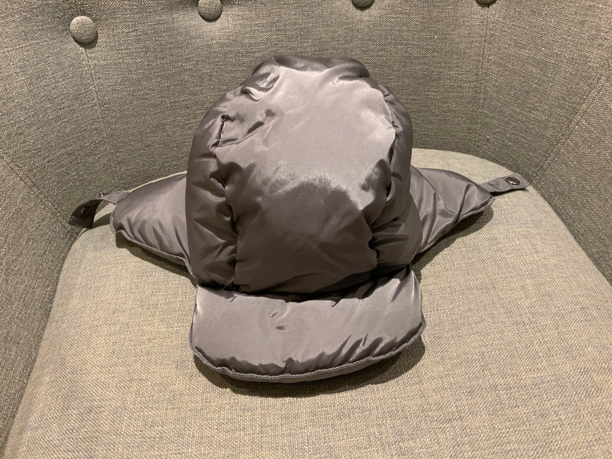 Il Gufo Grey Down Feathers fill aviator hat 54 8-12 years Children
