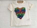 Stella McCartney KIDS Girls' Shell Heart Chuckle T shirt Top CHILDREN