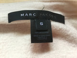 MARC JACOBS Cream Wool Jewel Detailing Short Sleeve Cardigan Sweater Sz S Ladies