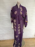 KISSHOTEN Purple Queen silk kimono Made in Japan ladies