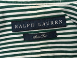 RALPH LAUREN SLIM FIT STRIPED LONG SLEEVE OFFICE SHIRT Laidies