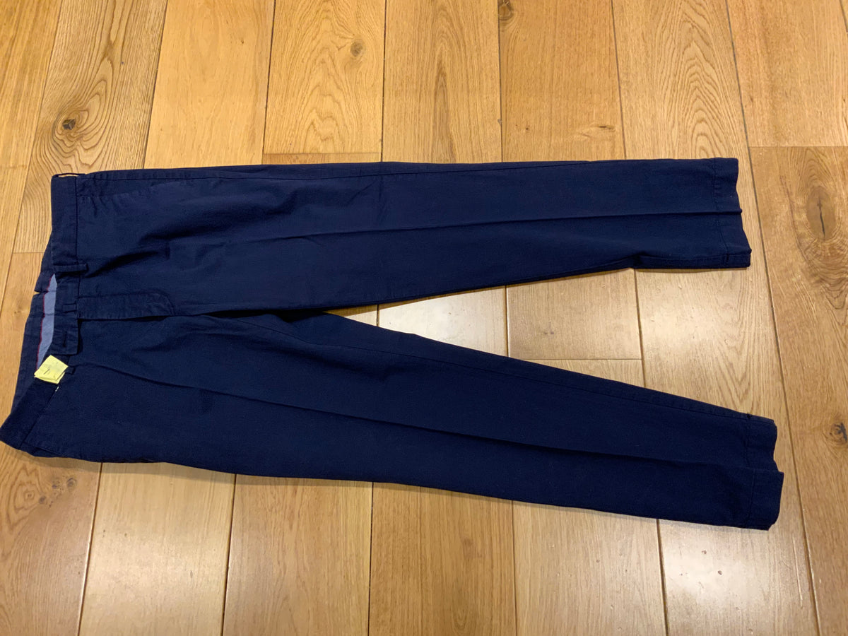 HACKETT LONDON NAVY BLUE Kensington PANTS TROUSERS SIZE 36R men