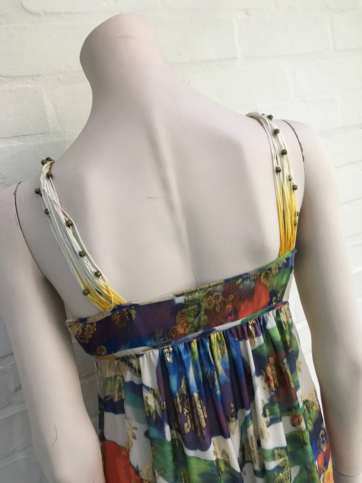 Matthew Williamson Runaway Printed silk maini dress gown  Ladies