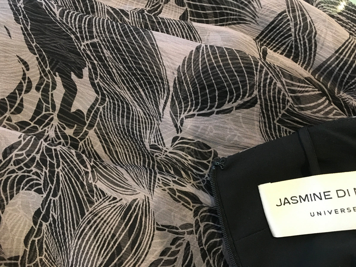 JASMINE DI MILO RUNAWAY COUTURE SILK DRESS S SMALL ladies