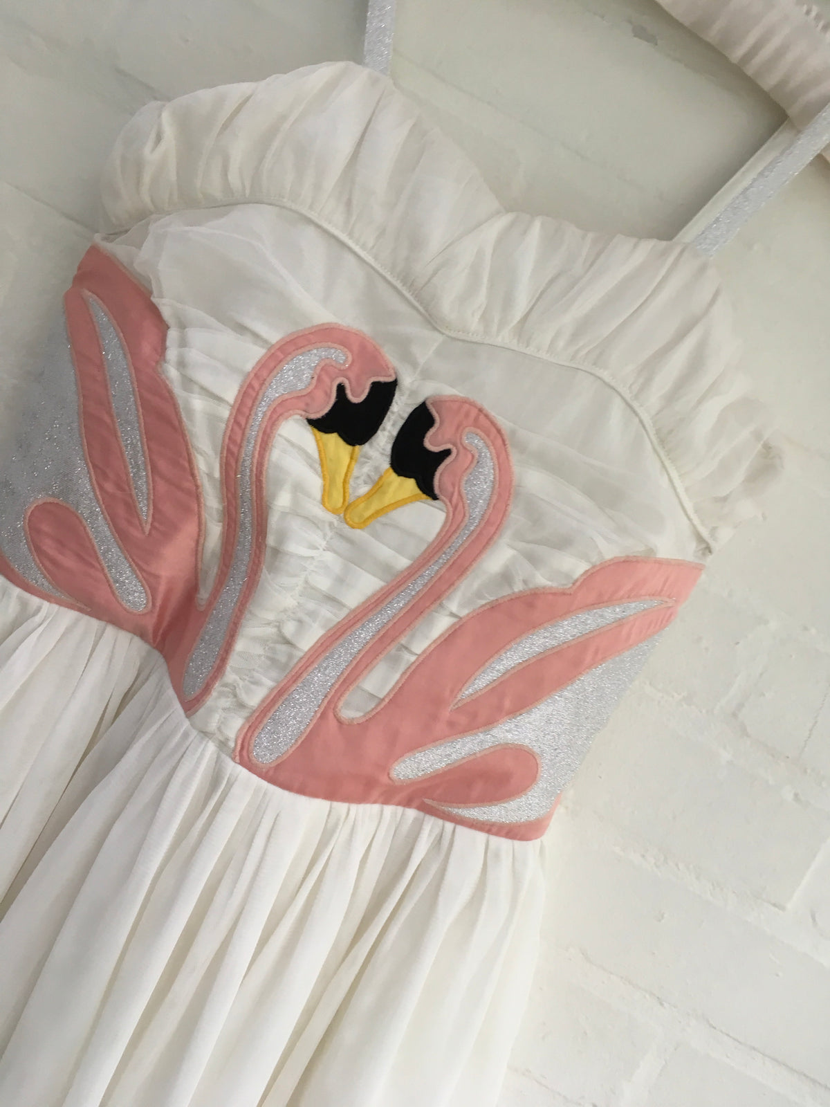 STELLA MCCARTNEY KIDS WHITE TULLE ‘BONNY’ SWAN DRESS  Children