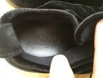 MM6 Maison Margiela Black Low Top Sneakers in Black Velvet Trainers 39 US 9 UK 6 ladies