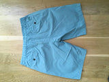 Brooks Brothers Bermuda Shorts Mens Turquoise 100% Cotton Flat Front Size W 34 Men