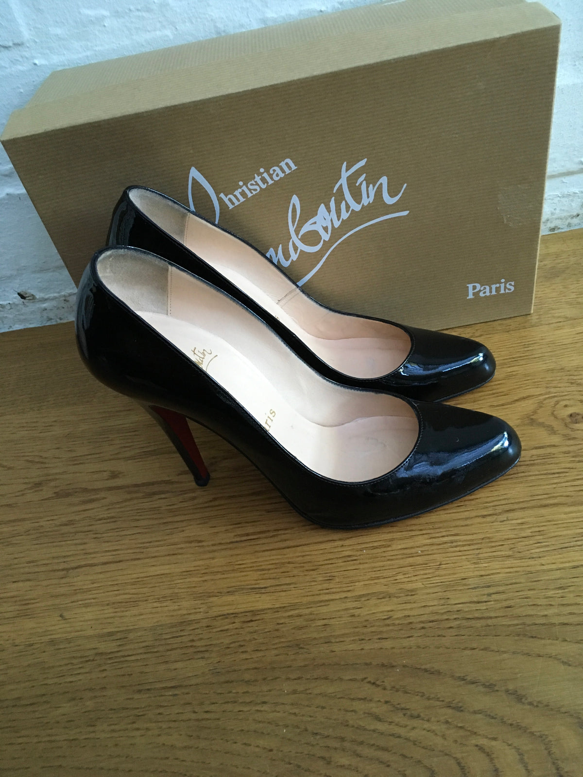 Christian Louboutin Decollete 868 Shoes Pumps Size 37 1/2 UK 4 1/2 US 7 1/2 Ladies