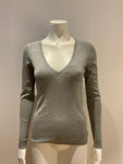 JOSEPH Women's Silk Blend Knit V neck Jumper Sweater Size L large ladies