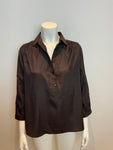 Jaleo MOST WANTED Brown Blouse Top Size L Large ladies