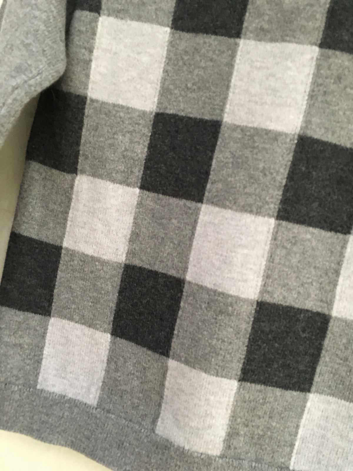 JACADI PARIS Boys' Checkered Knit Sweater Jumper 36 MONTH 89 cm Boys Children