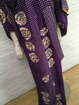 KISSHOTEN Purple Queen silk kimono Made in Japan ladies