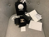 Chanel 2023 Latest Collection Crystals CC Large Brooch Light Gold ladies