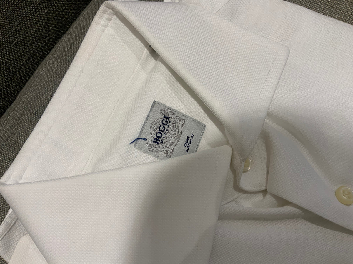 BOGGI MILANO LONG SLEEVE BUTTON-UP SHIRT SIZE 15 1/2" 39 CM men