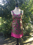 MARC JACOBS BLACK LABEL SO CHIC PINK/GREEN DRESS SZ 4 UK 8 S SMALL  LADIES