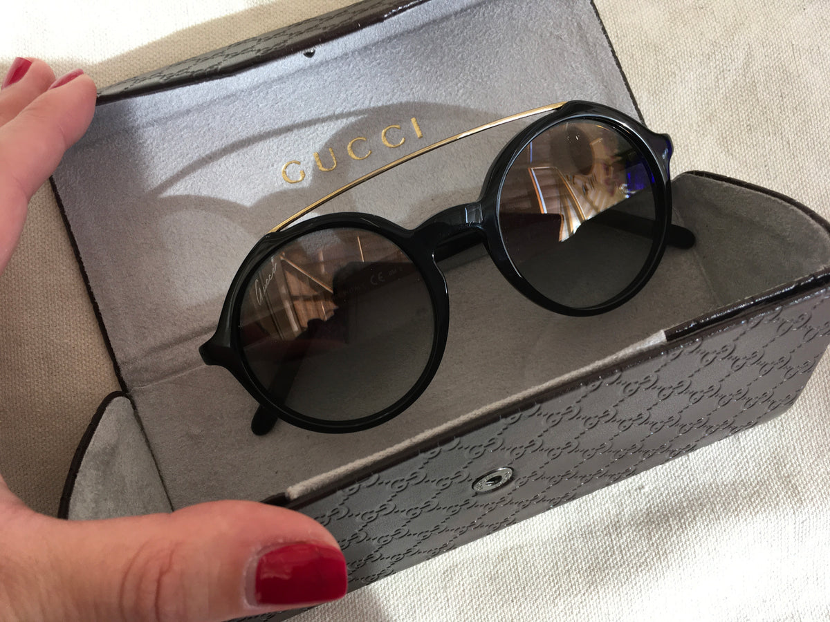 Gucci GG 3602 S GG3602/S Round Sunglasses Black Runaway Unisex