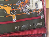 Hermès HERMES SCARF Carre en Carres 90cm Silk Twill Scarf ICONIC ladies
