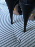 PRADA Black Patent Leather Round-Toe Pumps SHOES SIZE 36 UK 3 US 6 Ladies