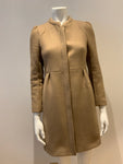 Vanessa Bruno Athé Fall lambswool neural beige coat Size F 34 UK 4 US 2 ladies