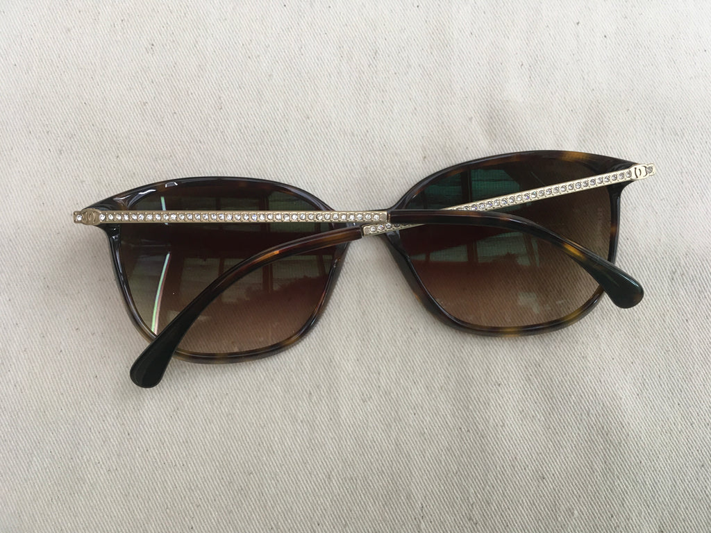 Chanel Tortoise 5291-b C.714/S5 Crystals Sunglasses ladies –  Afashionistastore