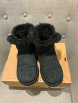 UGG MINI BAILEY SWAROVSKI BOOTS SUEDE BLACK US 6 /UK 4.5/EU 37 ladies