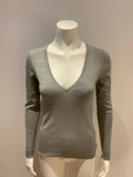 JOSEPH Women's Silk Blend Knit V neck Jumper Sweater Size L large ladies