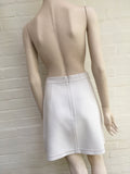 Topshop White Mini Skirt UK 14 US 10 EU 42 ladies