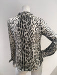 Michael Michael Kors Animal Print Slim Fit Shirt Size S Small ladies