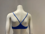 Melissa Odabash Vienna bikini top bra blue UK 8 US 4l ladies