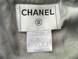 CHANEL : Tweed Collarless Jacket Blazer Wool Ladies