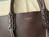 LANVIN Nela Leather Shopper Tote Bag ladies