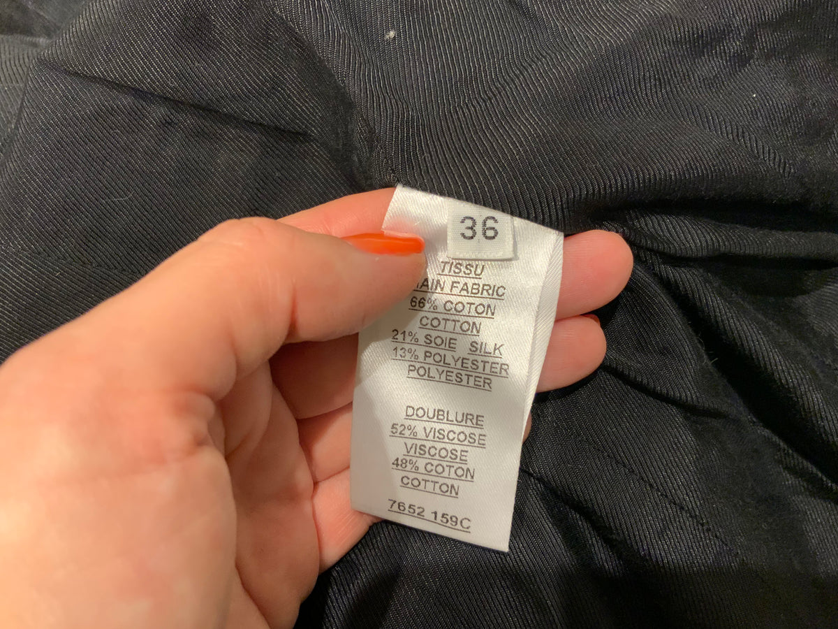 SOLD OUT Balmain double breasted vertical striped blazer jacket F 36 As Kendal ladies