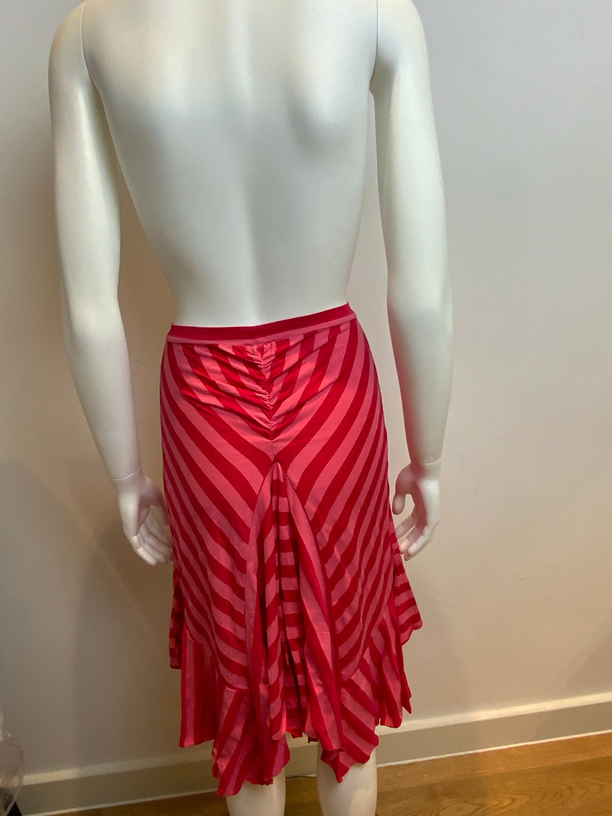 Ella Moss Stripped Prima Cotton Summer Midi Skirt Size XS ladies