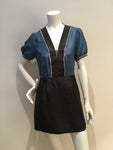 Amazing Rare See by CHLOÉ Celebrities Silk Colorblock Dress Size I 38 US 2 UK 6 ladies