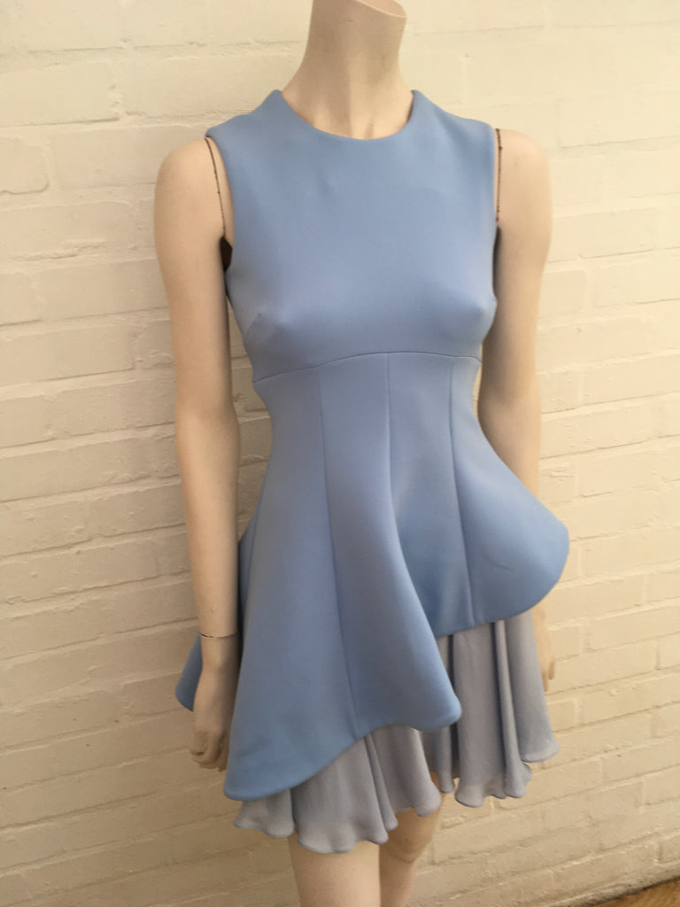Cushnie et Ochs Neoprene Blue Dress Size 0 UK 4 ladies Afashionistastore Cushnie et Ochs Neoprene Blue Dress Size 0 UK 4 ladies Afashionistastore
