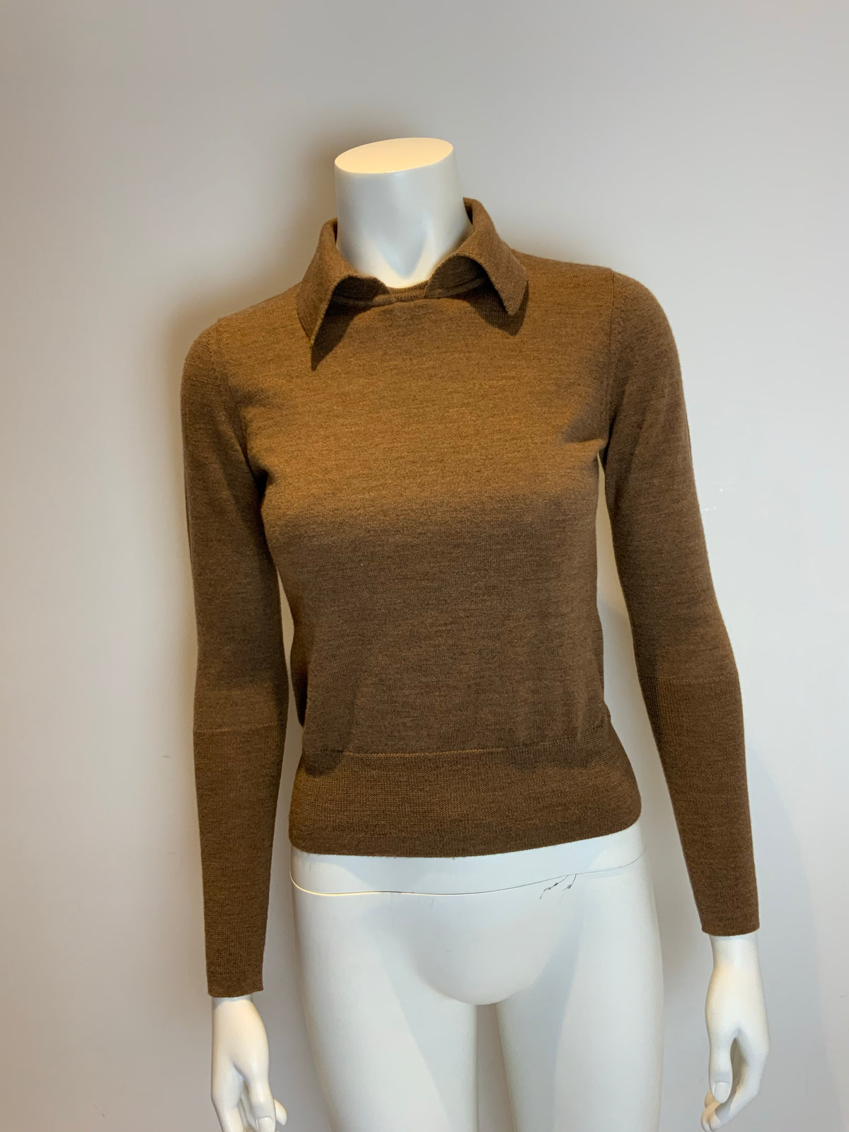 Diane von Furstenberg 2019 Merino Wool Polo Jumper Sweater Size XS ladies