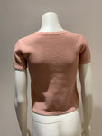 Runaway Knit Pink Top Size S small ladies