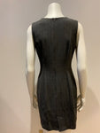Trucco Sorprendente wool blend pin striped dress Size I 42 UK 10 US 6 ladies