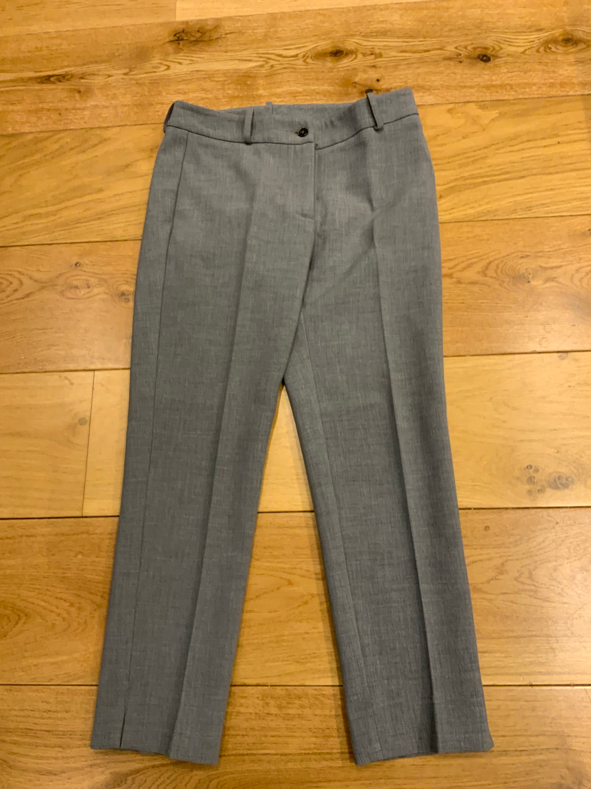 ROSSO 35 GENEVA Women's Grey Office Pants Trousers Size I 40 US 4 UK 8 ladies