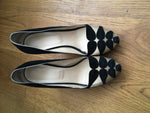 Christian Louboutin Moira Black Mesh Suede Pumps Shoes Ladies