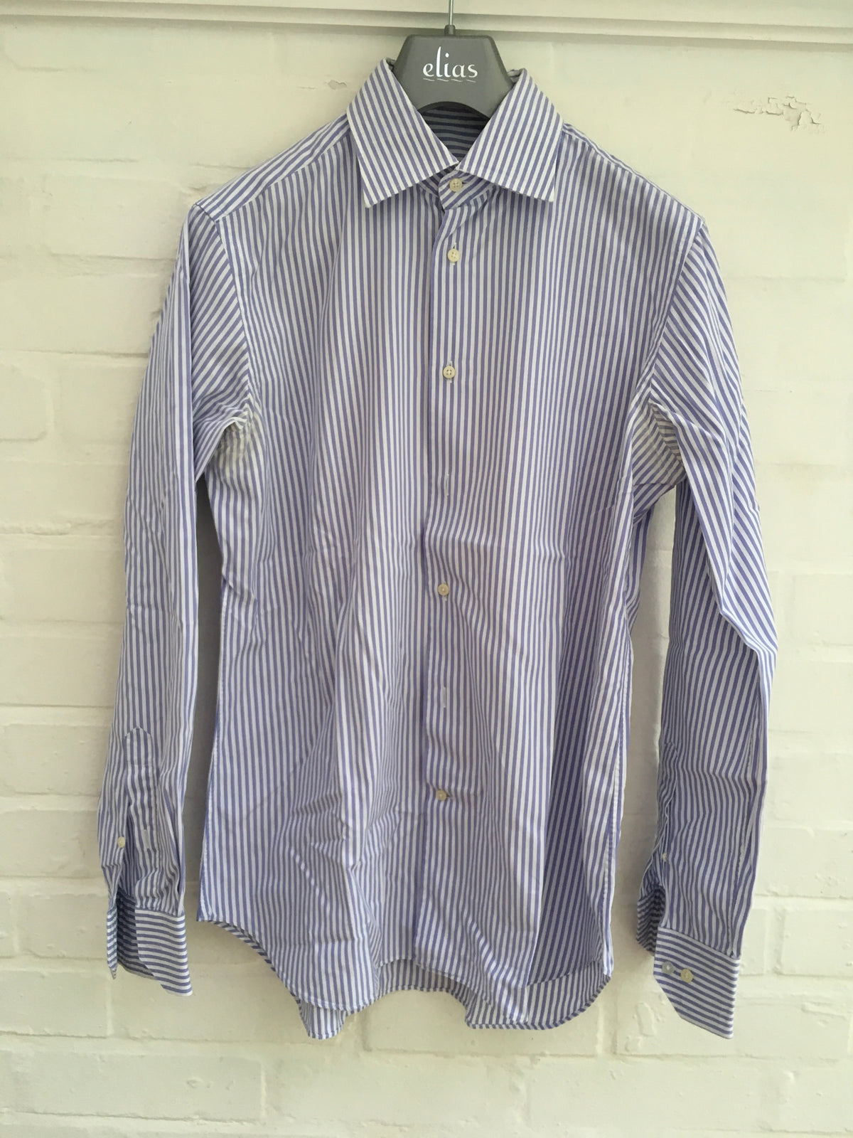 Corneliani LONG SLEEVE BUTTON-UP STRIPED SHIRT SIZE 15.5” 39 CM Men