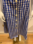 Ralph Lauren Polo Meg Gingham Fit and Flare Plaid Dress Size US 2 UK 6 XS ladies