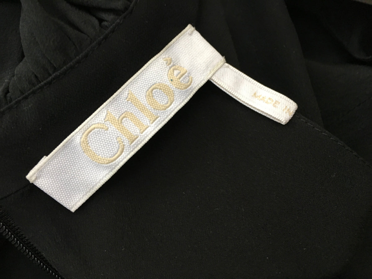 CHLOÉ Chloe Ruffled silk crepe de chine jumpsuit  Ladies