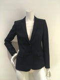 J.Crew Thompson Blazer Navy Two Wool Blazer Size US 6 UK 10 M medium ladies