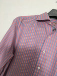 Thomas Pink Mens Pink With Blue/ White Stripe 15 1/2“ 39cm Collar Designer Shirt men