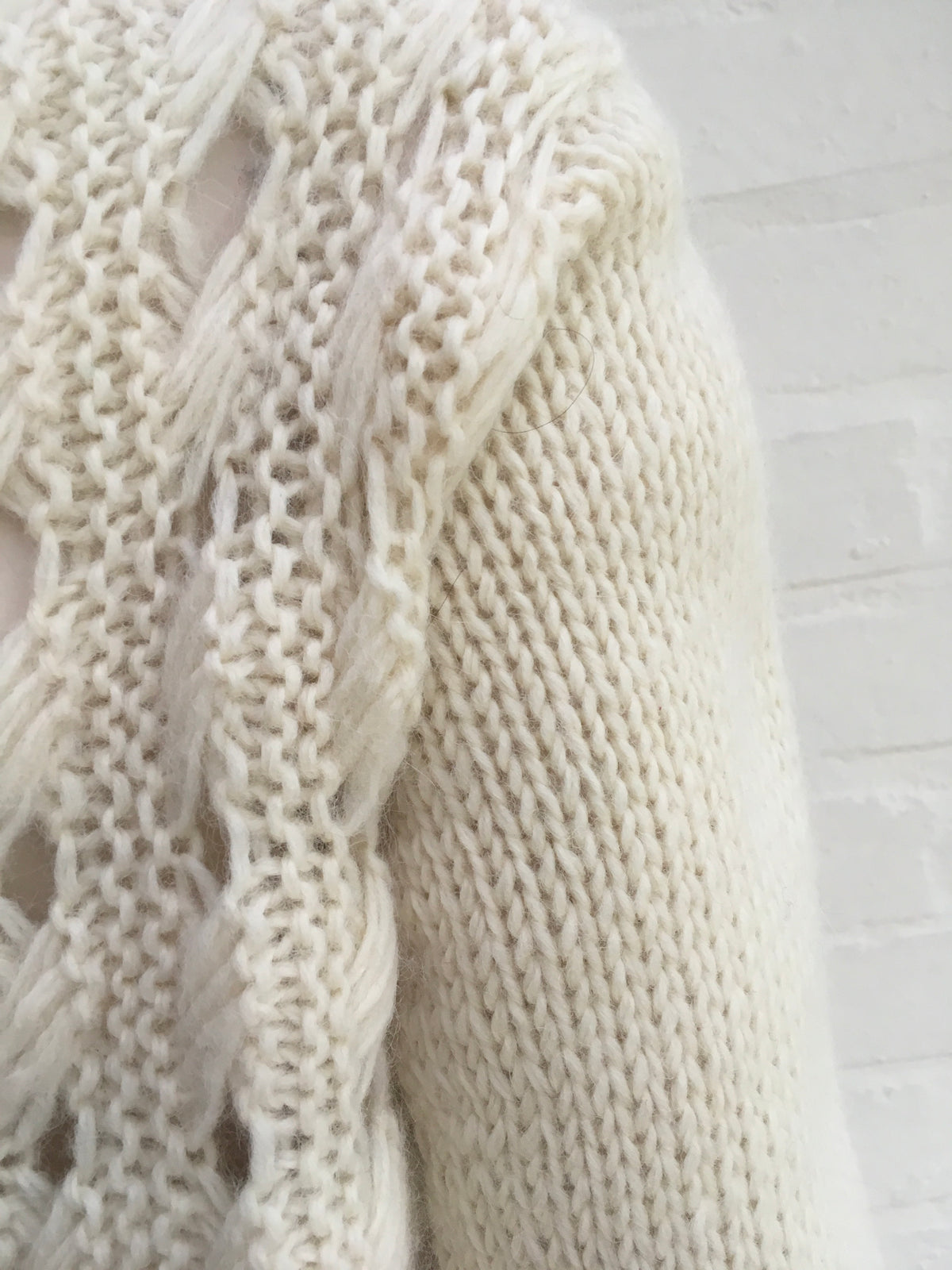 DKNY Pure Wool & Alpaca Knit Open Front Cardigan Ladies