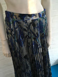 Christopher Kane printed long pleated lamé skirt Ladies