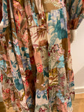ZIMMERMANN Patchwork Cassia Midi Wrap Dress Size 1 S small